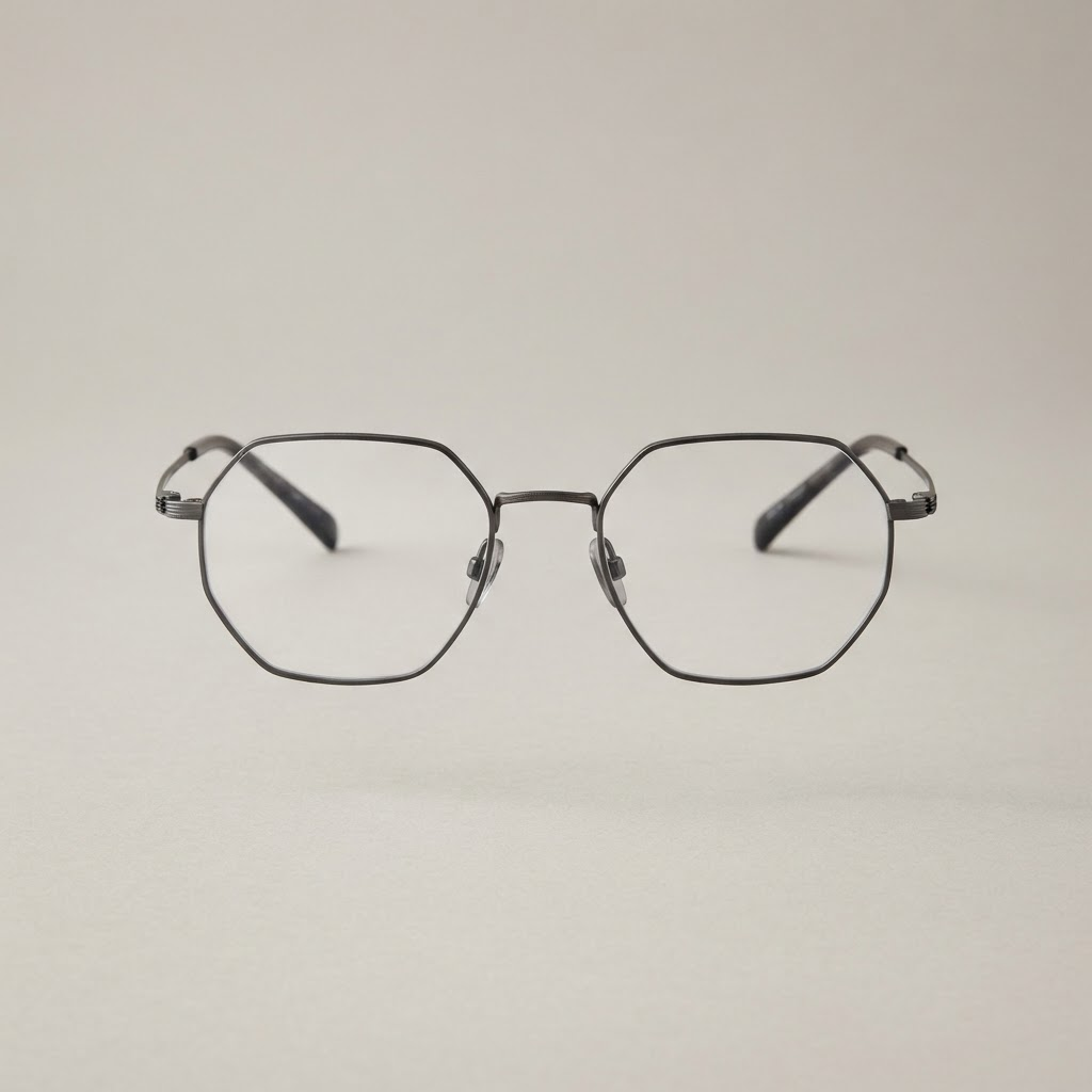 Prism — Hexagonal eyeglass frames